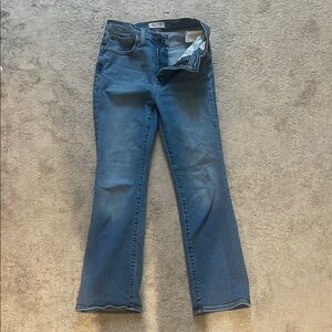 Madewell Blue Cali Demi Boot Jeans Classic Style